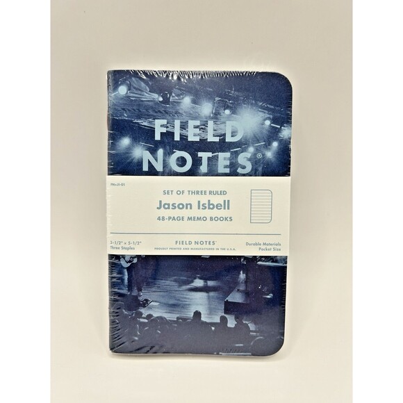 Field Notes Jason Isbell Set Of 3 Memo Books New Sealed - Picture 2 of 8
